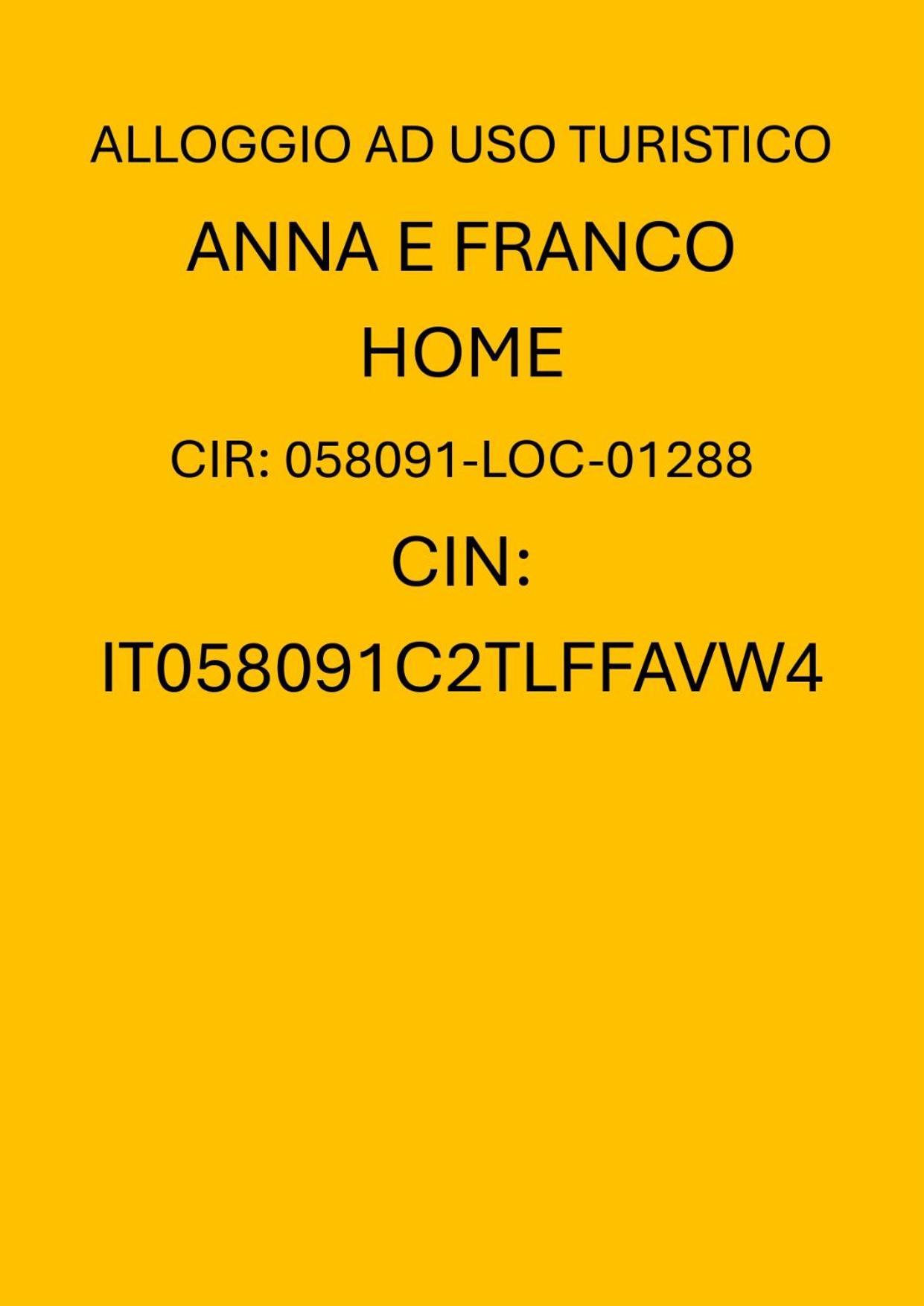 Anna E Franco Appartamento *
